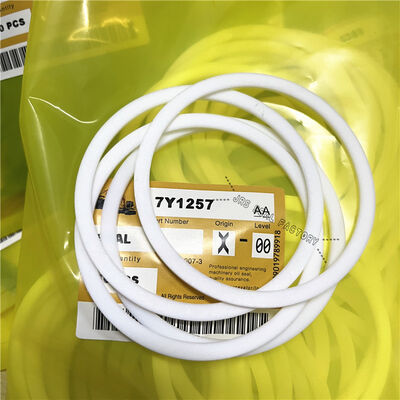 7Y1257 7Y-1257 Zestaw uszczelek hydraulicznych do podnoszenia i podnoszenia układu kierowniczego Siłownik hydrauliczny ładowarki PTFE Biała uszczelka zapasowa